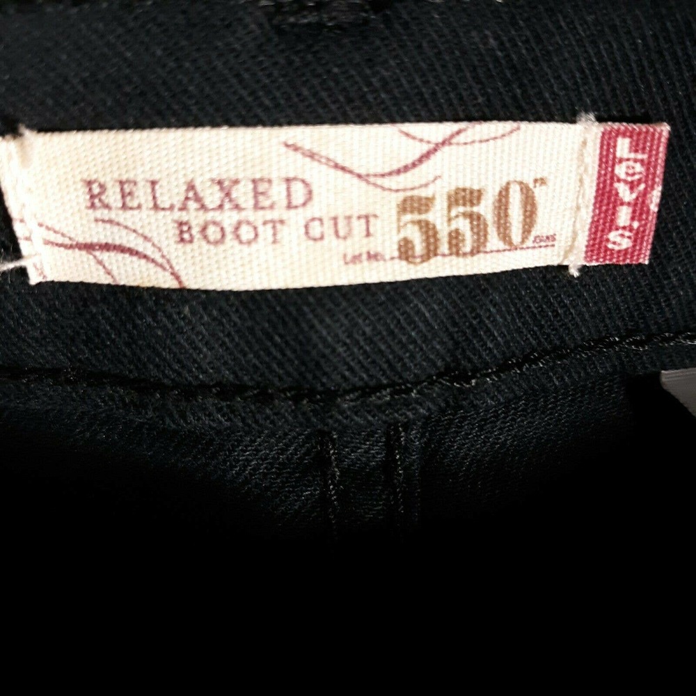 Levi Strauss 550 Women's Size 14M Black Jeans - Picture 6 of 9
